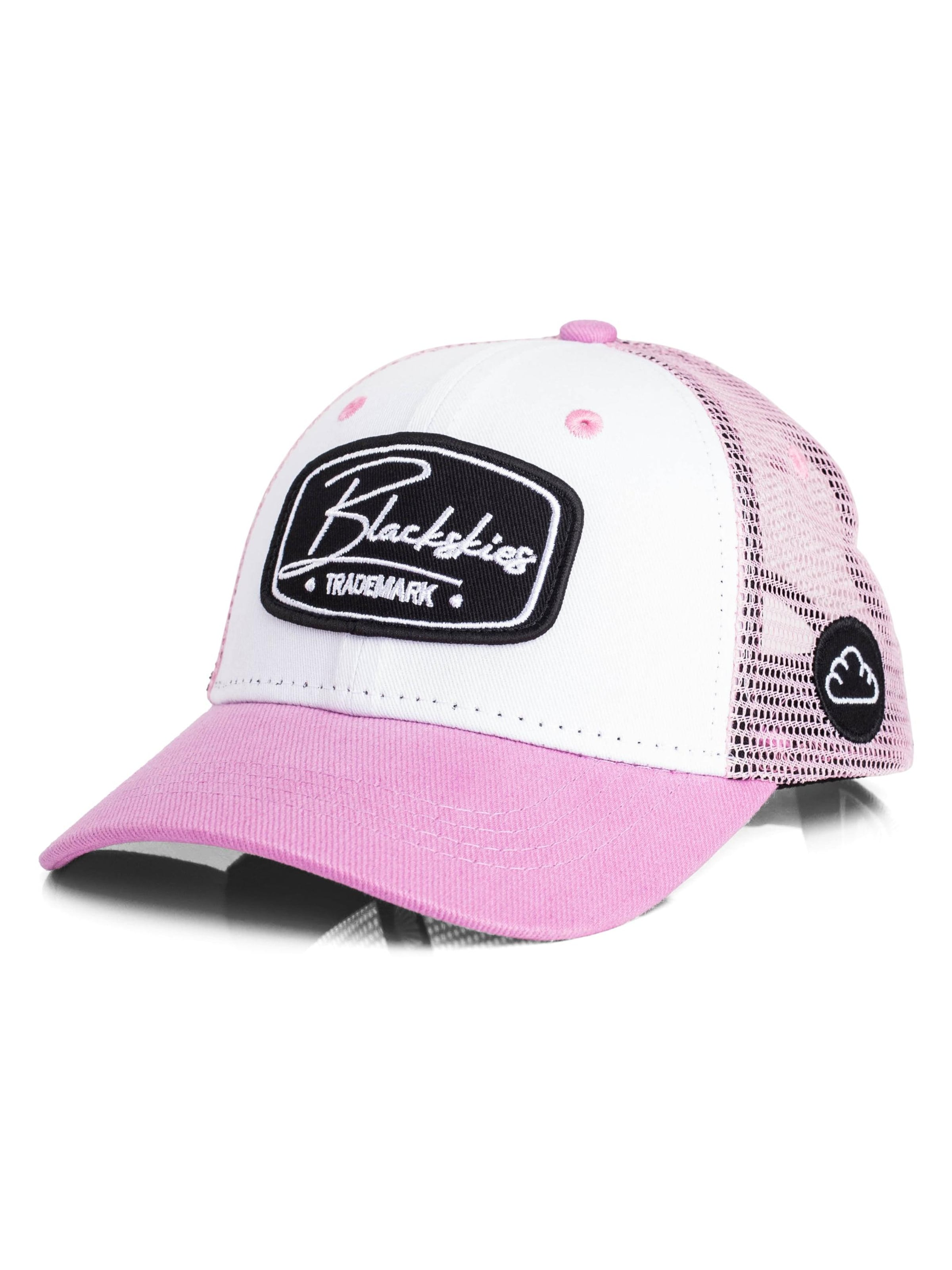 Blackskies Cap 'Race Baseball Cap Kids White-Pink'‌‌‌‌‌‌ in Pink: Vorderseite