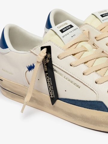 Sneaker bassa di Crime London in beige