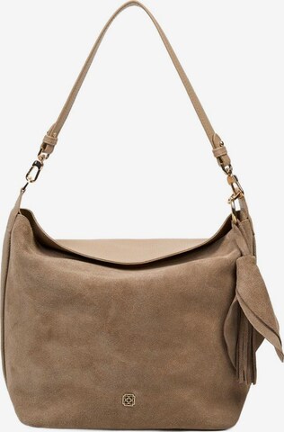 Desa Schoudertas 'Umhängetasche' in Beige: voorkant
