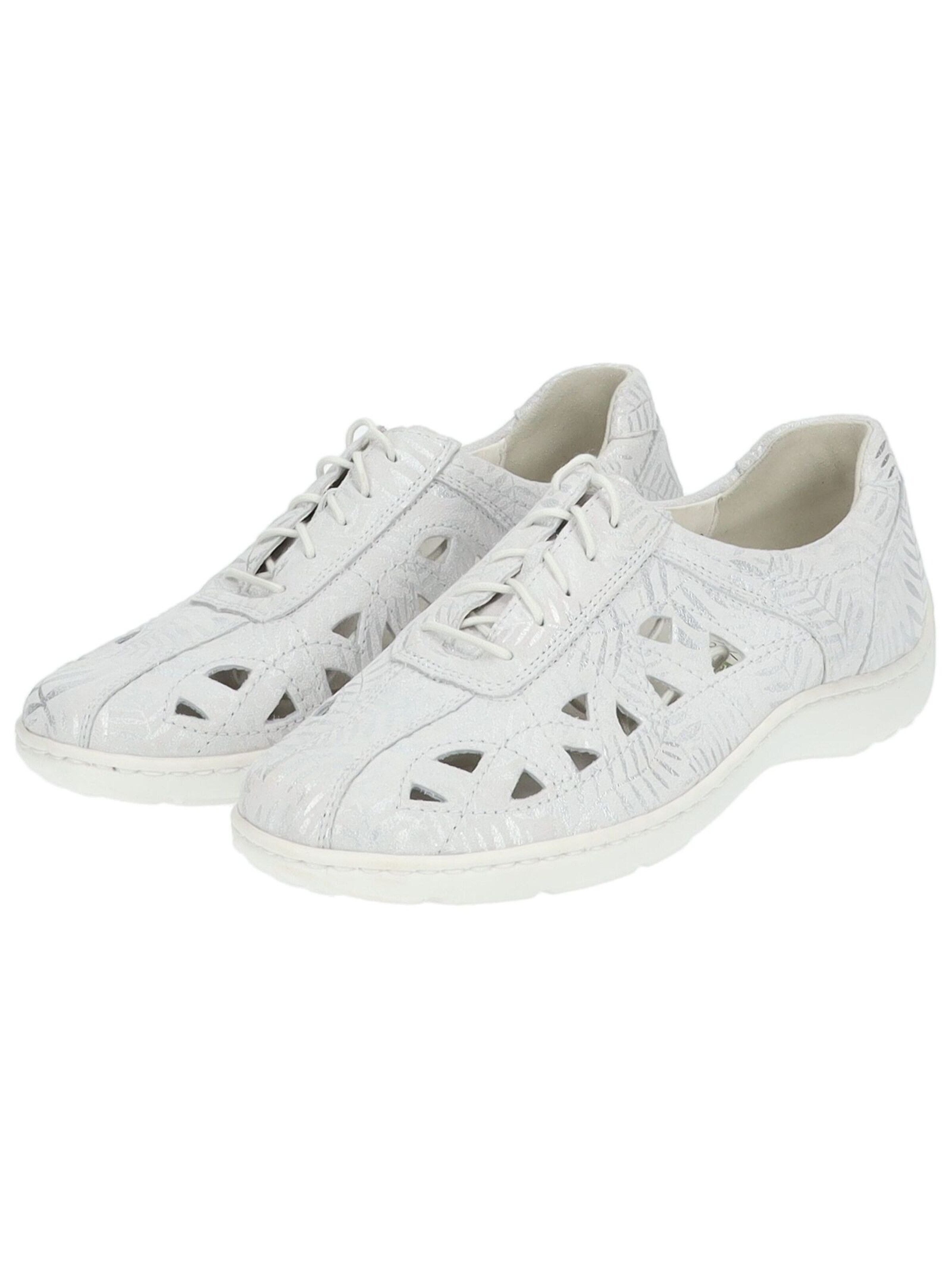 WALDLÄUFER Veterschoen in Wit