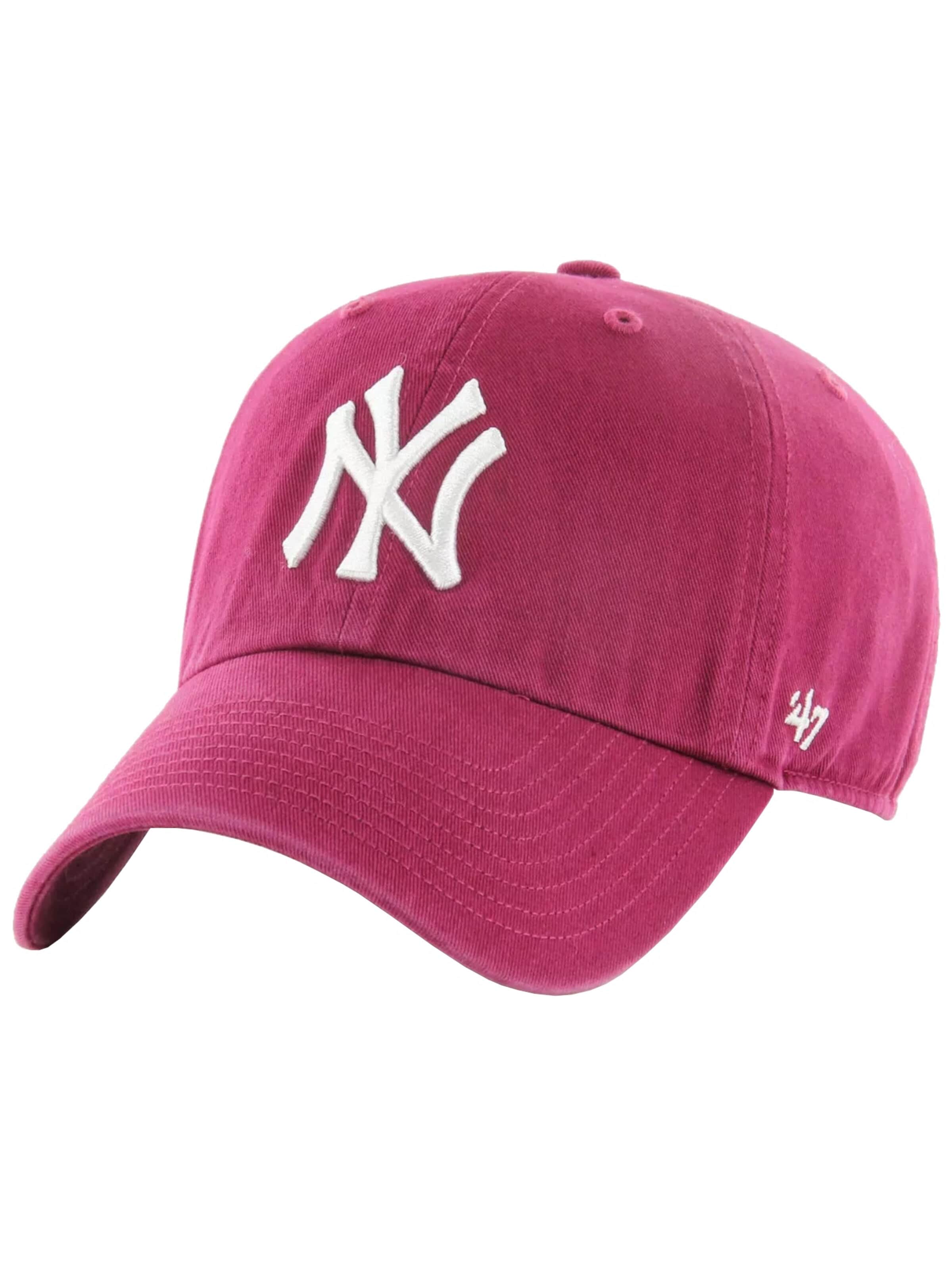Casquette '47 Brand New York Yankees Clean Up Cap' 47 en rouge : devant
