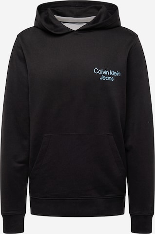 Calvin Klein Jeans Μπλούζα φούτερ σε μαύρο: μπροστά