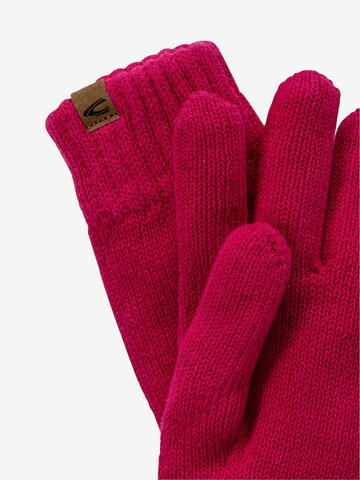 CAMEL ACTIVE Full Finger Gloves in Pink