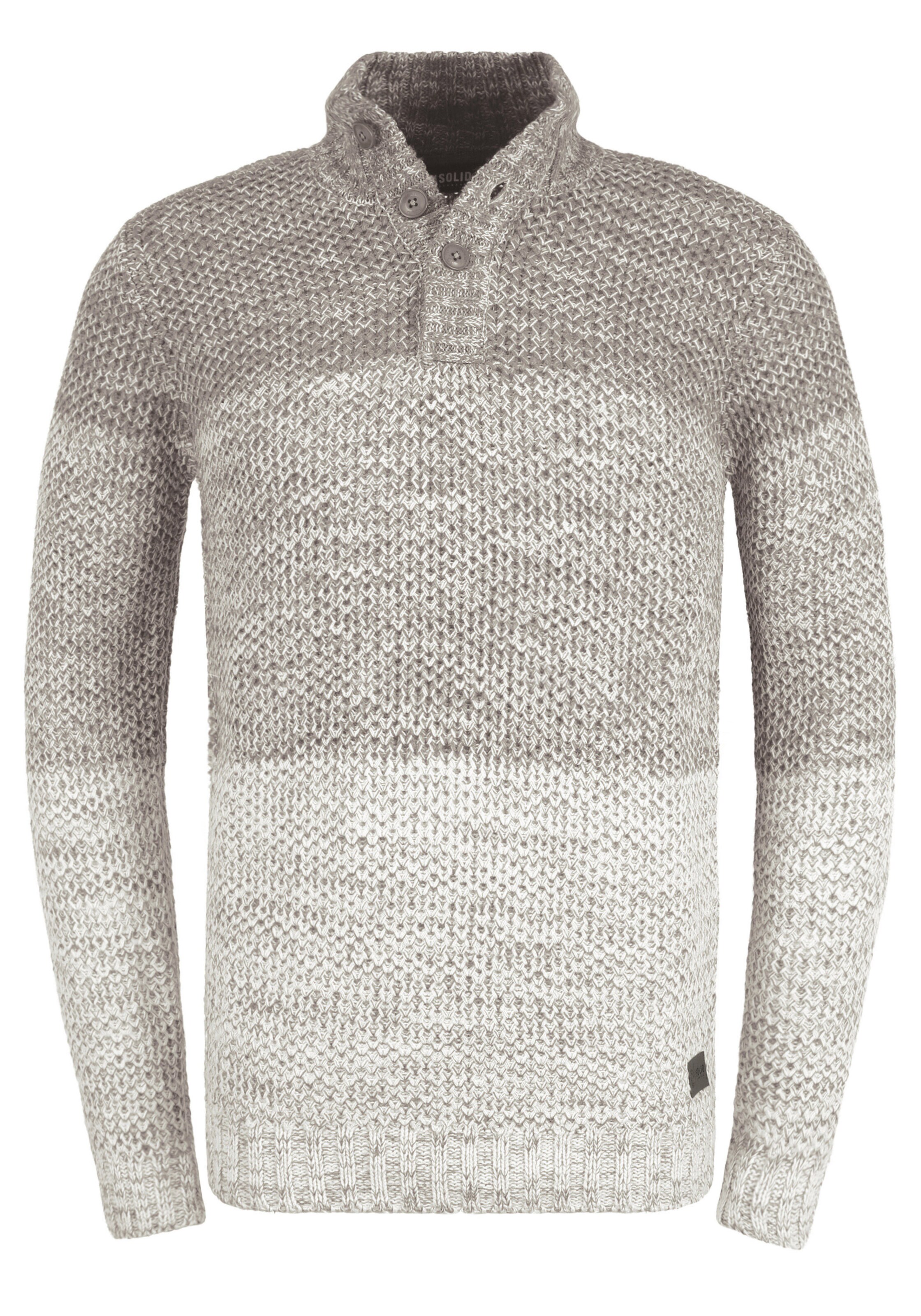 Pull-over 'Afton' !Solid en gris : devant