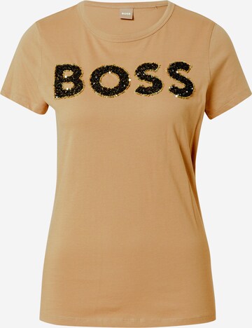 BOSS Black Shirts 'Eventsa' i beige: forside