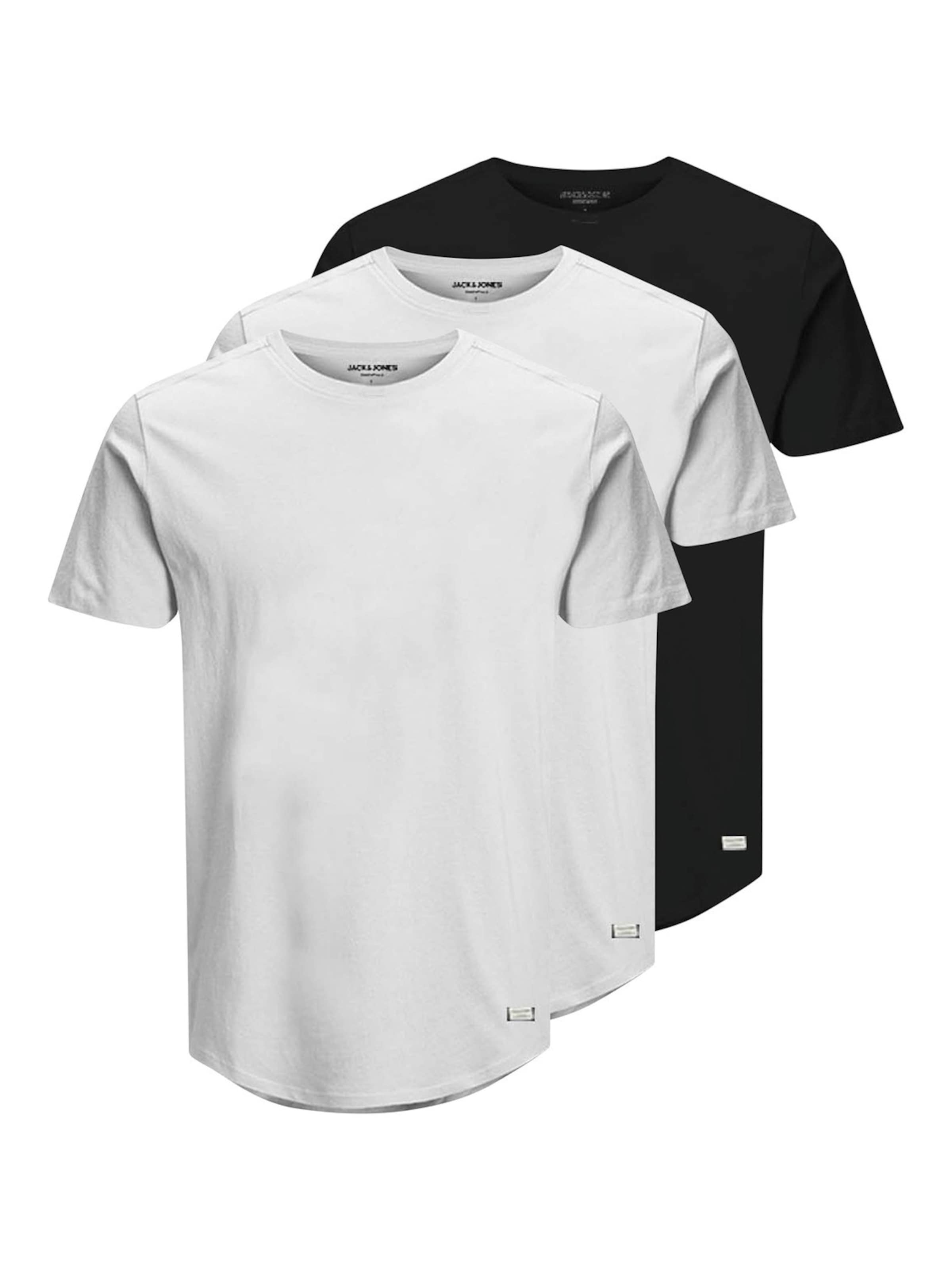 JACK & JONES T-shirt 'JJENoa' i svart: framsida