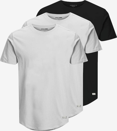 JACK & JONES Paita 'JJENoa' koossa XS värissä musta / valkoinen, Tuotenäkymä