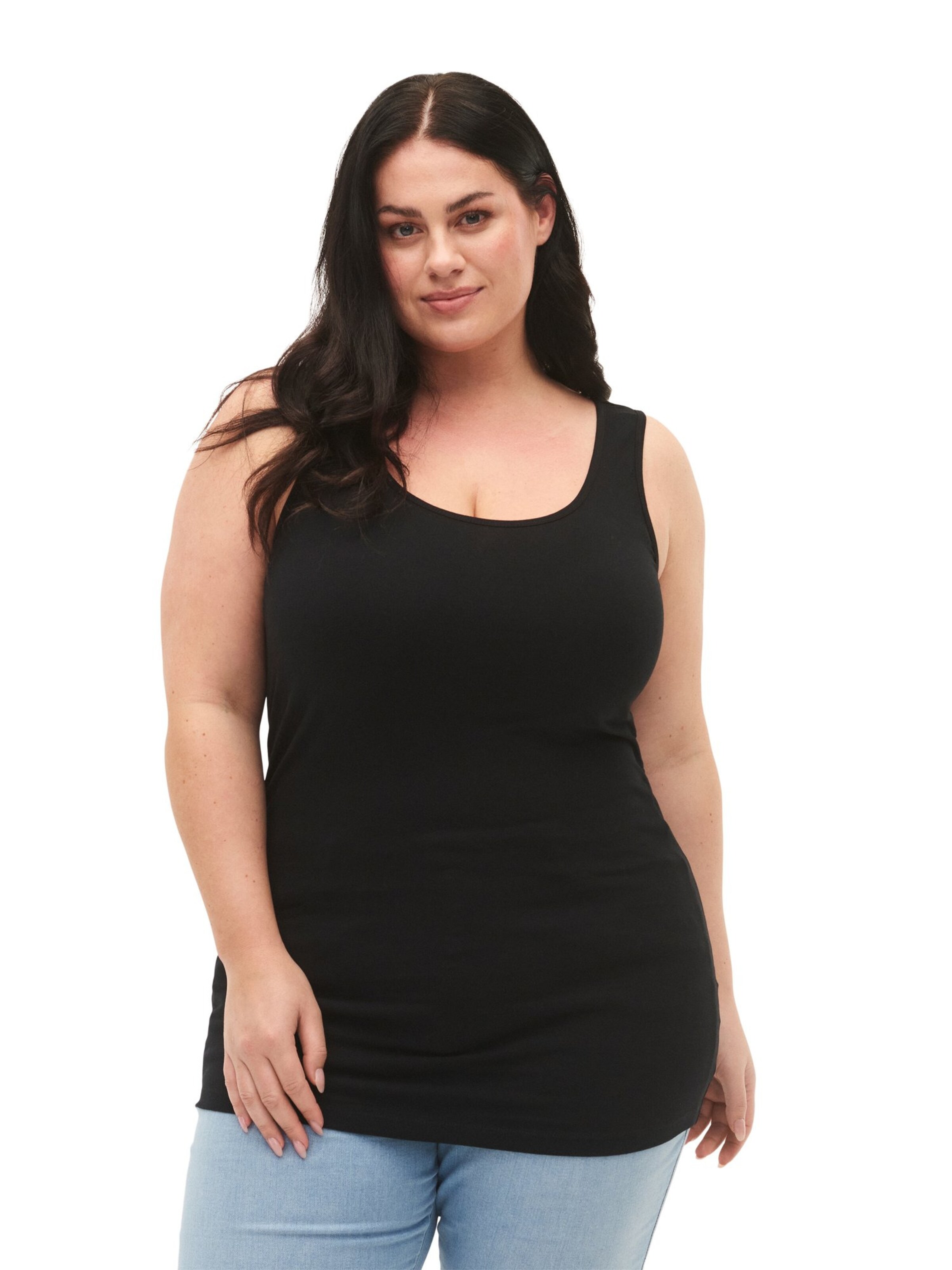 Zizzi Top in Black