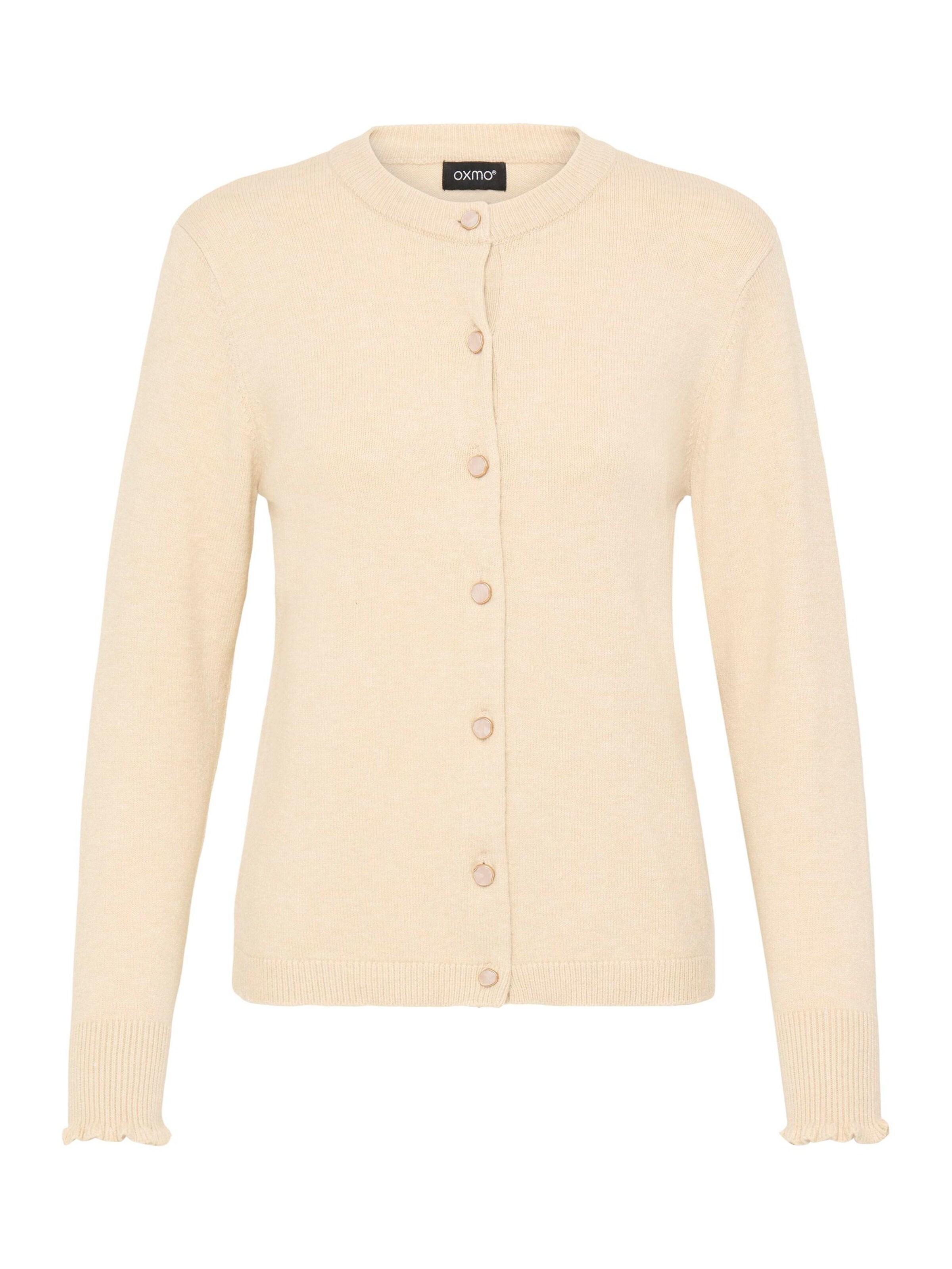 Giacchetta ' OXBMMNERA CARDIGAN ' di Oxmo in beige: frontale