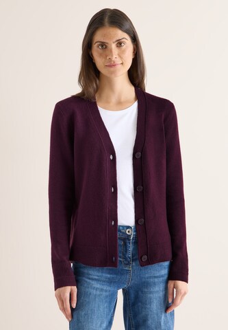 CECIL Knit Cardigan in Red: front