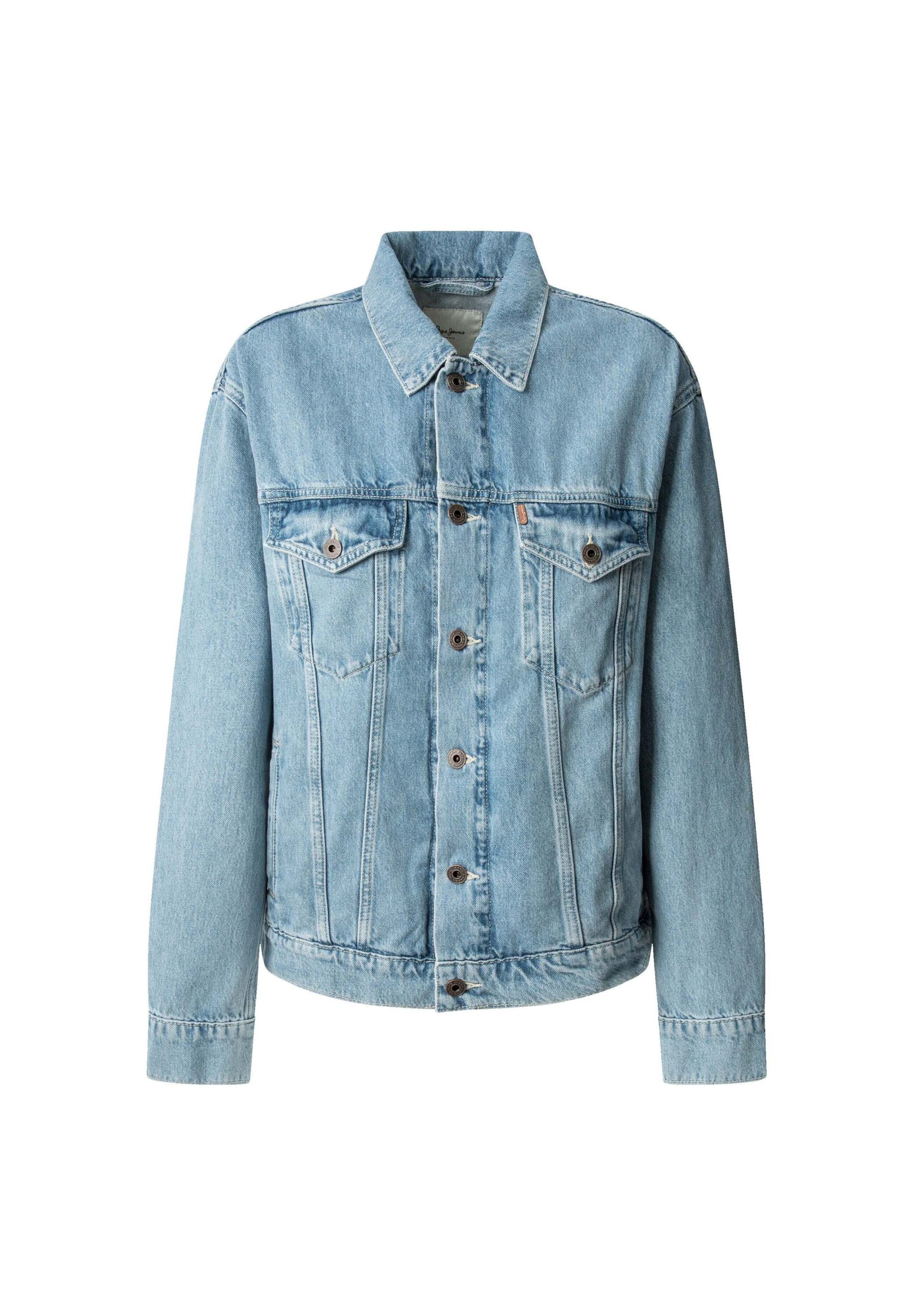 Pepe Jeans Jacke in Blau: Vorderseite