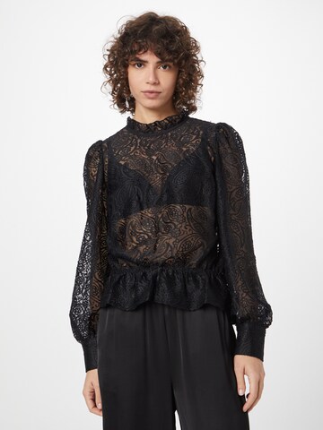 minimum Bluse 'LACY' i sort: forside