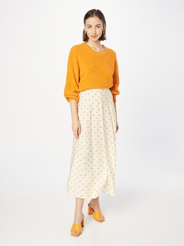 ICHI Sweater 'NOVO' in Orange