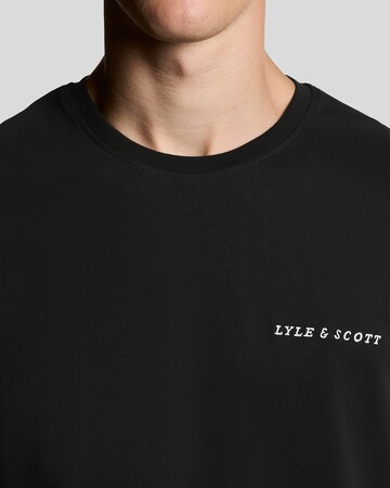 Lyle & Scott Shirt 'Script' in Zwart