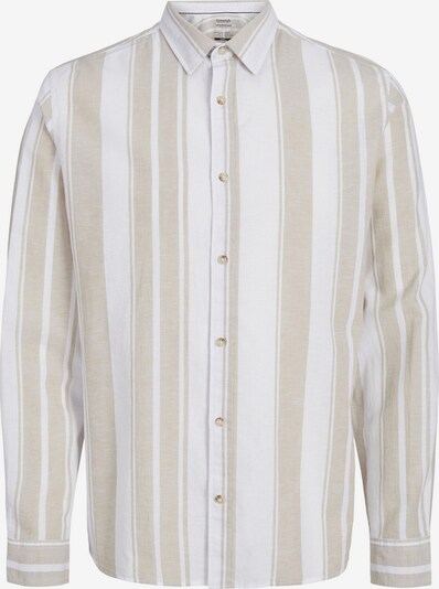 JACK & JONES Overhemd in de kleur Beige / Wit, Productweergave