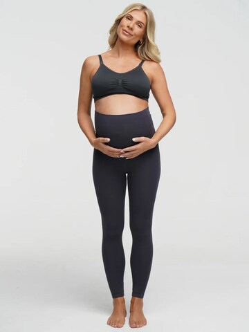 cfab (formerly creamy fabrics) Skinny Leggings 'Seamless Umstandsleggings mit hohem Bund'‌‌‌‌ in Grau