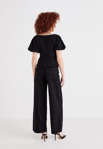 Wide leg Jeans de la GAP pe negru