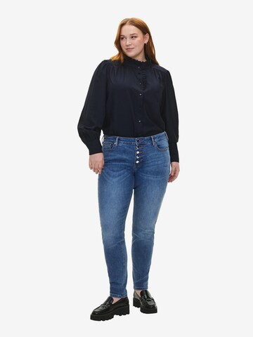 Slimfit Jeans 'SANNA' de la Zizzi pe albastru