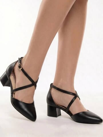 Maciejka Strap Sandals in Black: front