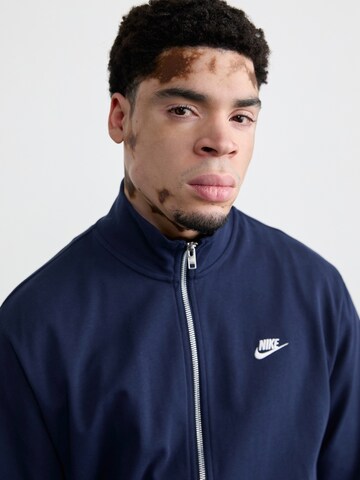 Nike Sportswear Ζακέτα φούτερ 'CLUB' σε μπλε