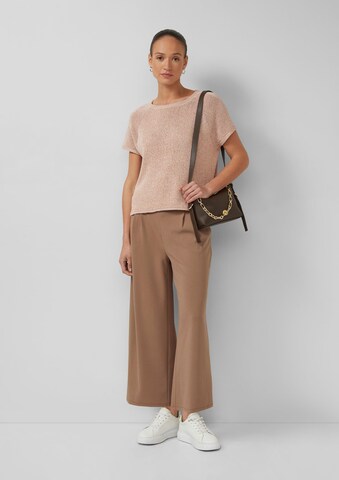 Wide Leg Pantalon s.Oliver en marron
