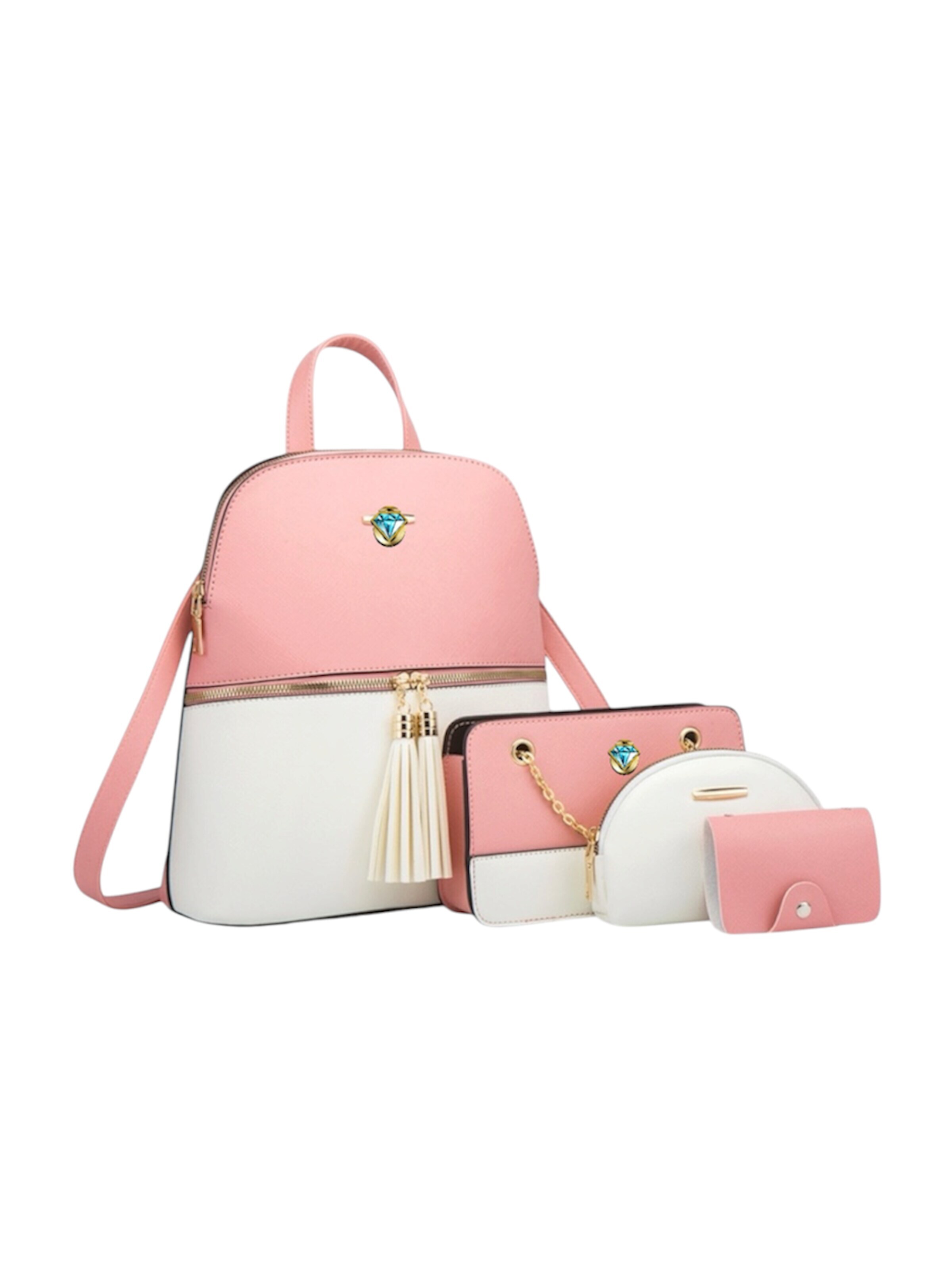 Elegon Handbag in Pink: front