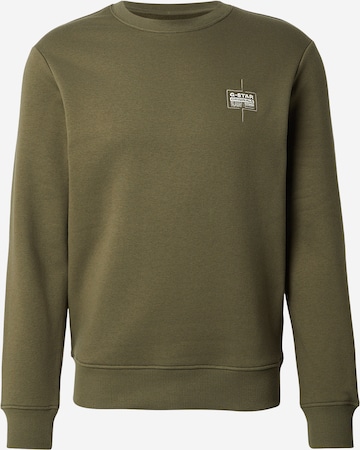 Felpa di G-STAR in verde: frontale