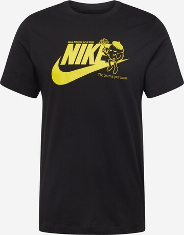 Tricou de la Nike Sportswear pe negru: față