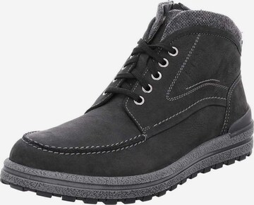 JOSEF SEIBEL Lace-Up Boots 'Emil' in Black: front