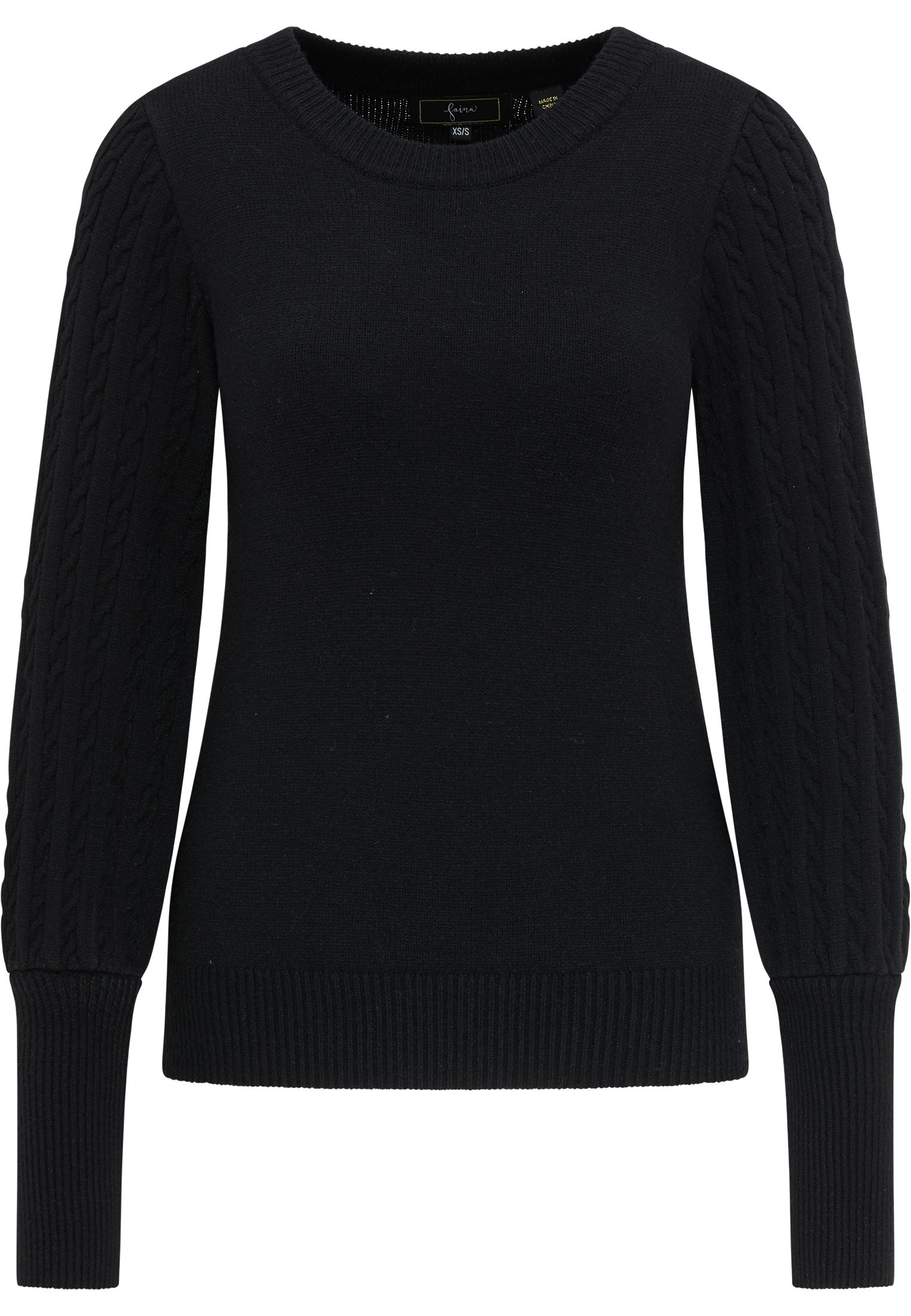 Abbigliamento Donna faina Pullover in Nero Abbigliamento Donna faina Pullover in Nero