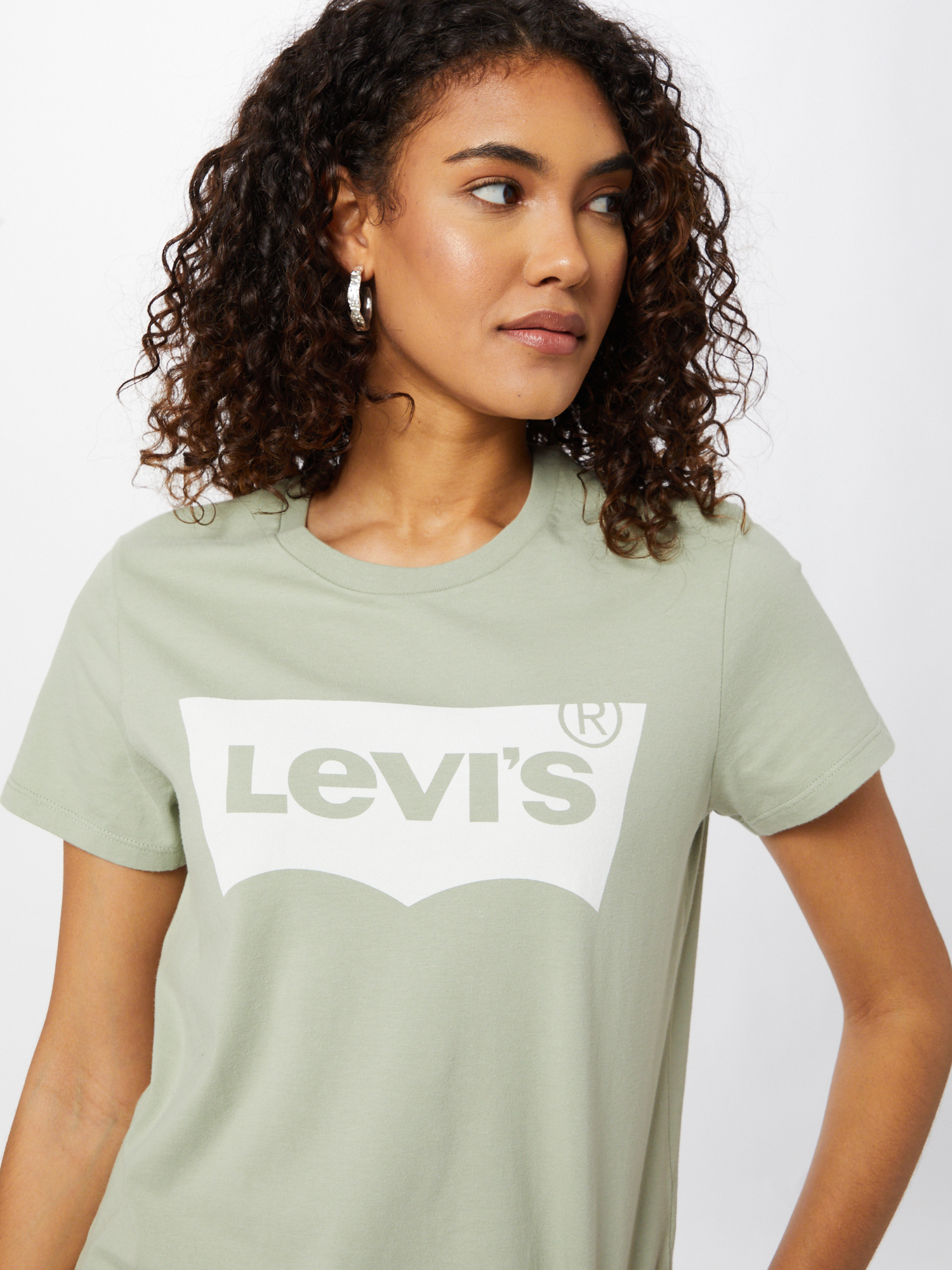 LEVIS T-Shirt in Pastellgrün 