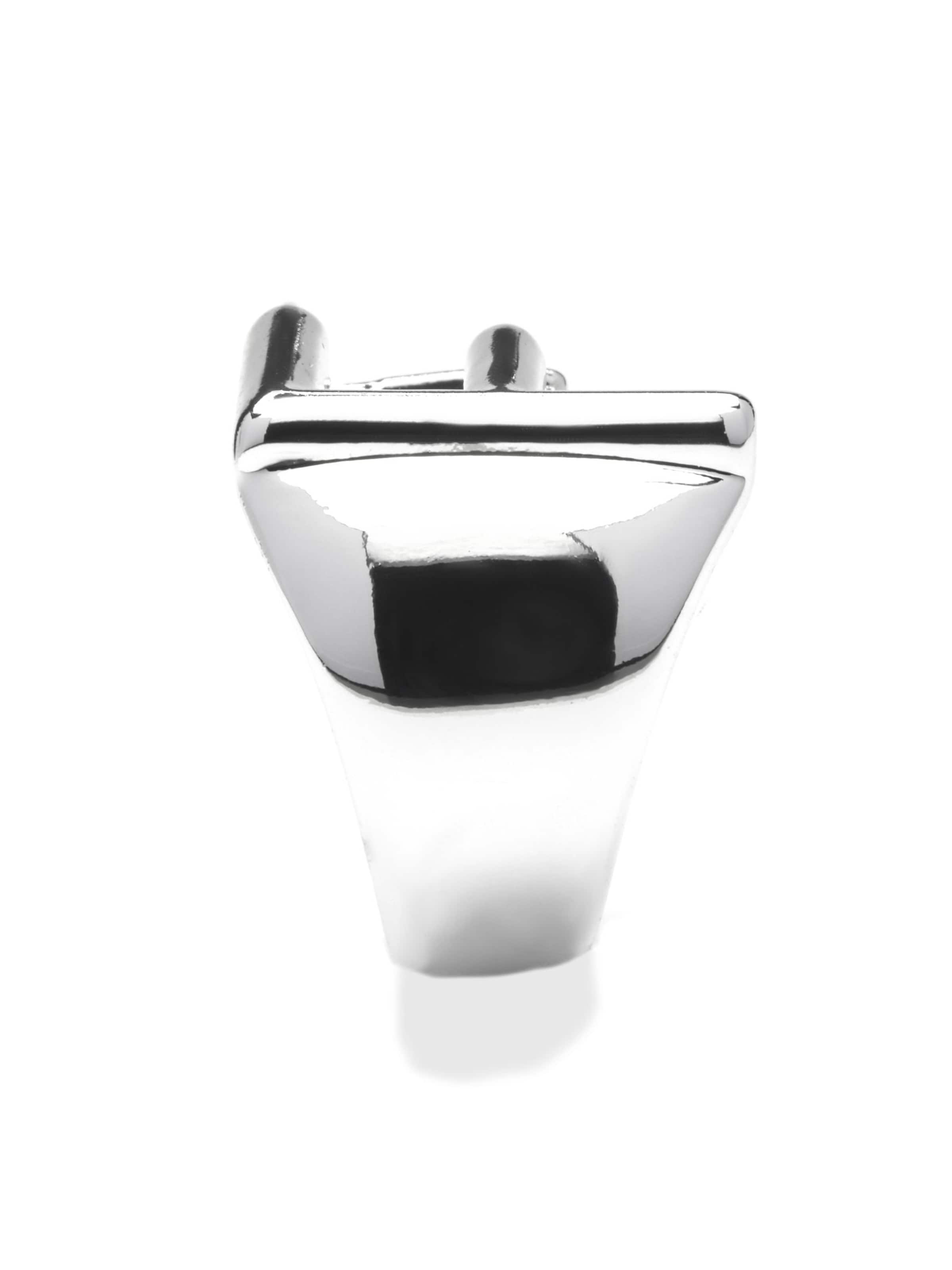 Luxenter Ring 'Alphabet F' in Zilver