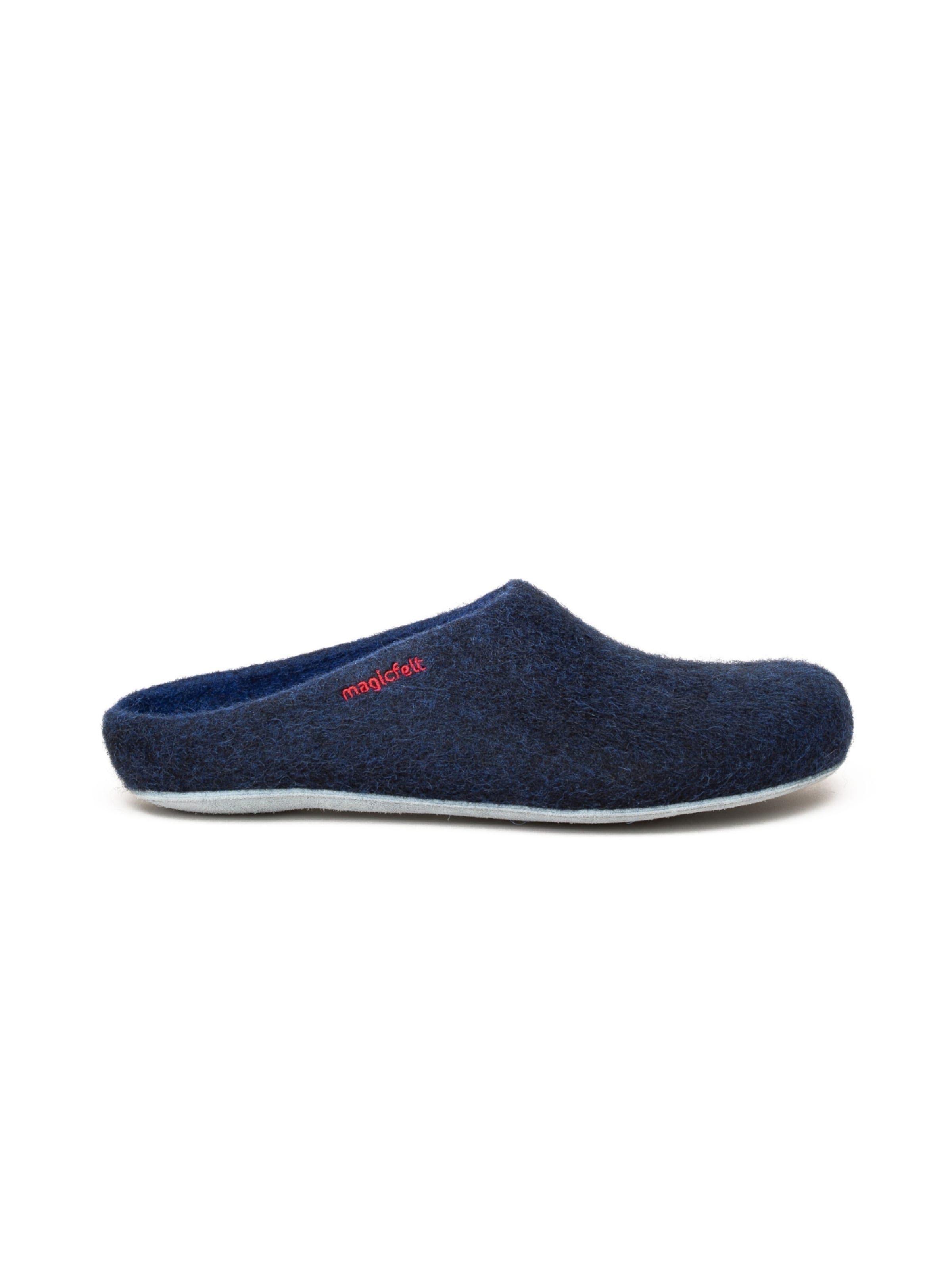 MagicFelt Slippers 'Filzpantoffel AP 701' in Blue