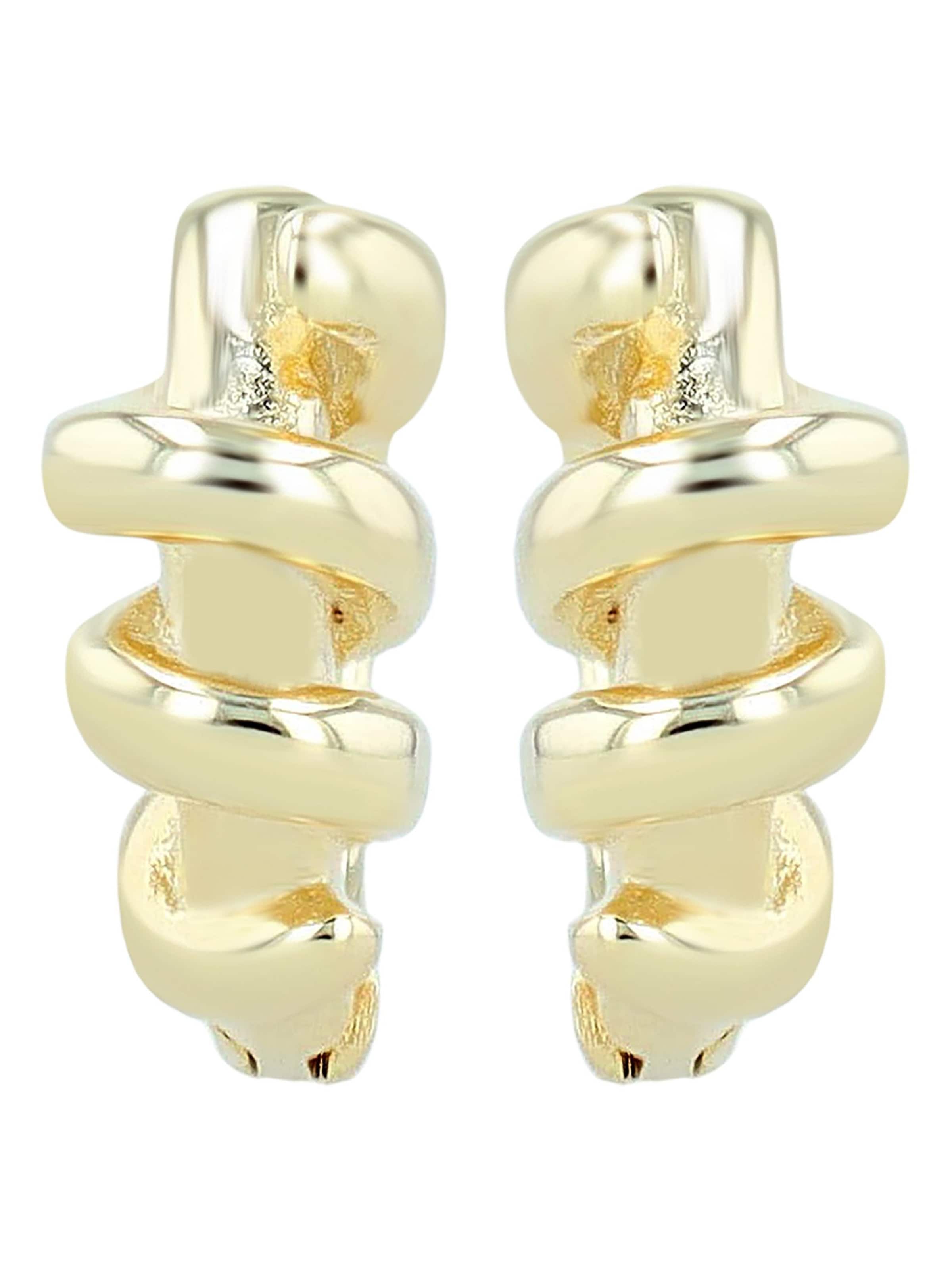 Akzent Earrings 'Valo, 925 Sterlingsilber, langlebig' in Gold