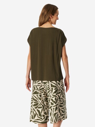 SCHIESSER Pajama 'Selected Premium' in Green