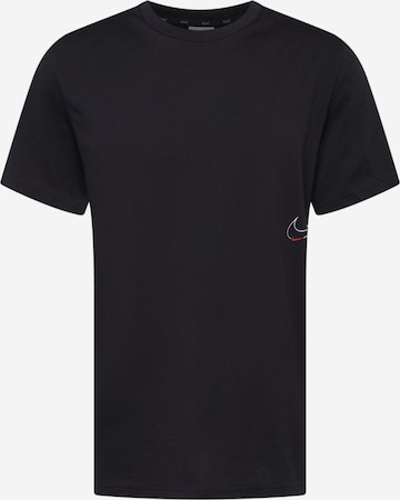 T-Shirt fonctionnel NIKE en noir : devant