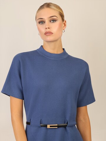 APART Knitted dress in Blue