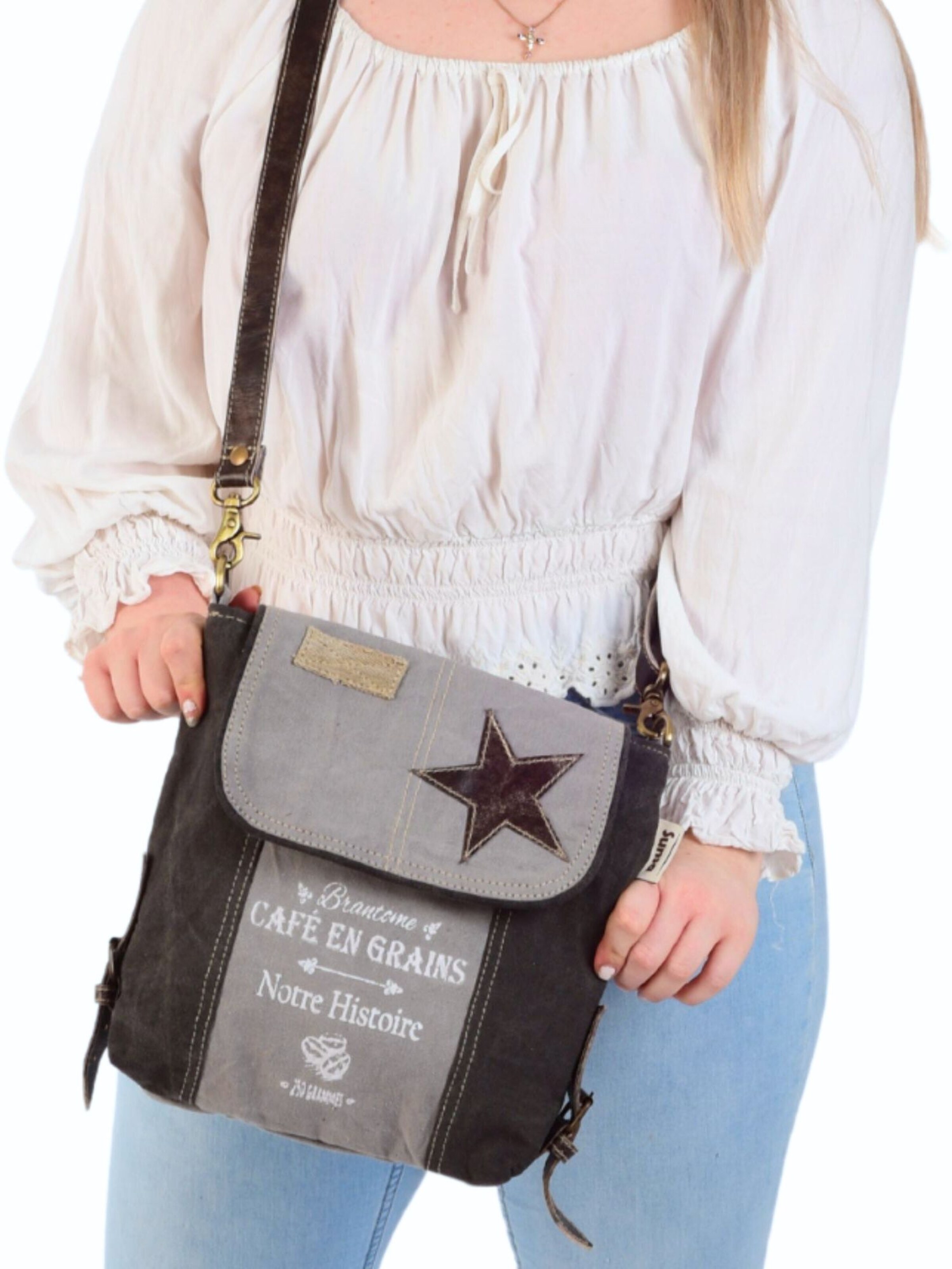 Sunsa Crossbody Bag 'Sunsa' in Grey