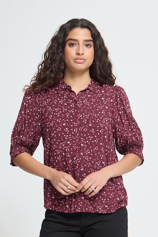 ICHI Blouse 'VERA' in Red: front