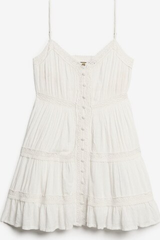 Superdry Summer Dress 'Alana' in White: front