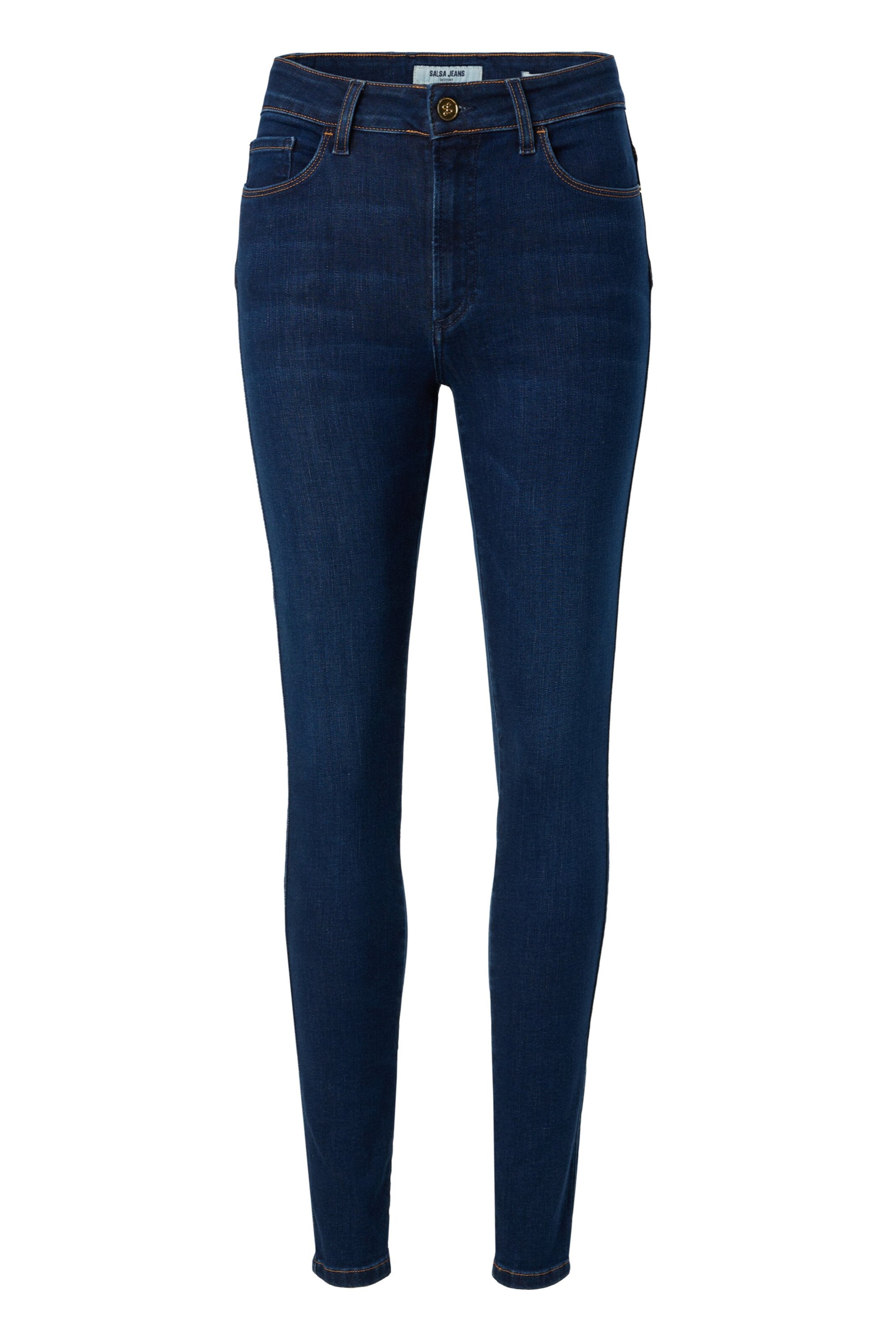 Salsa Jeans Skinny Jeans 'Destiny' in Blauw: voorkant