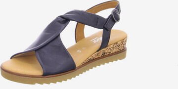 GABOR Sandals in Blue: front