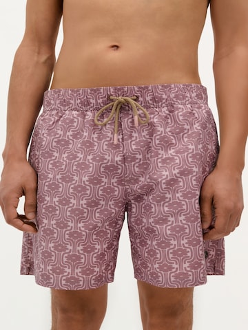 Scalpers Board Shorts ' ' in Red