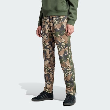 ADIDAS ORIGINALS Regular Pants 'Graphics Camo' in Green: front