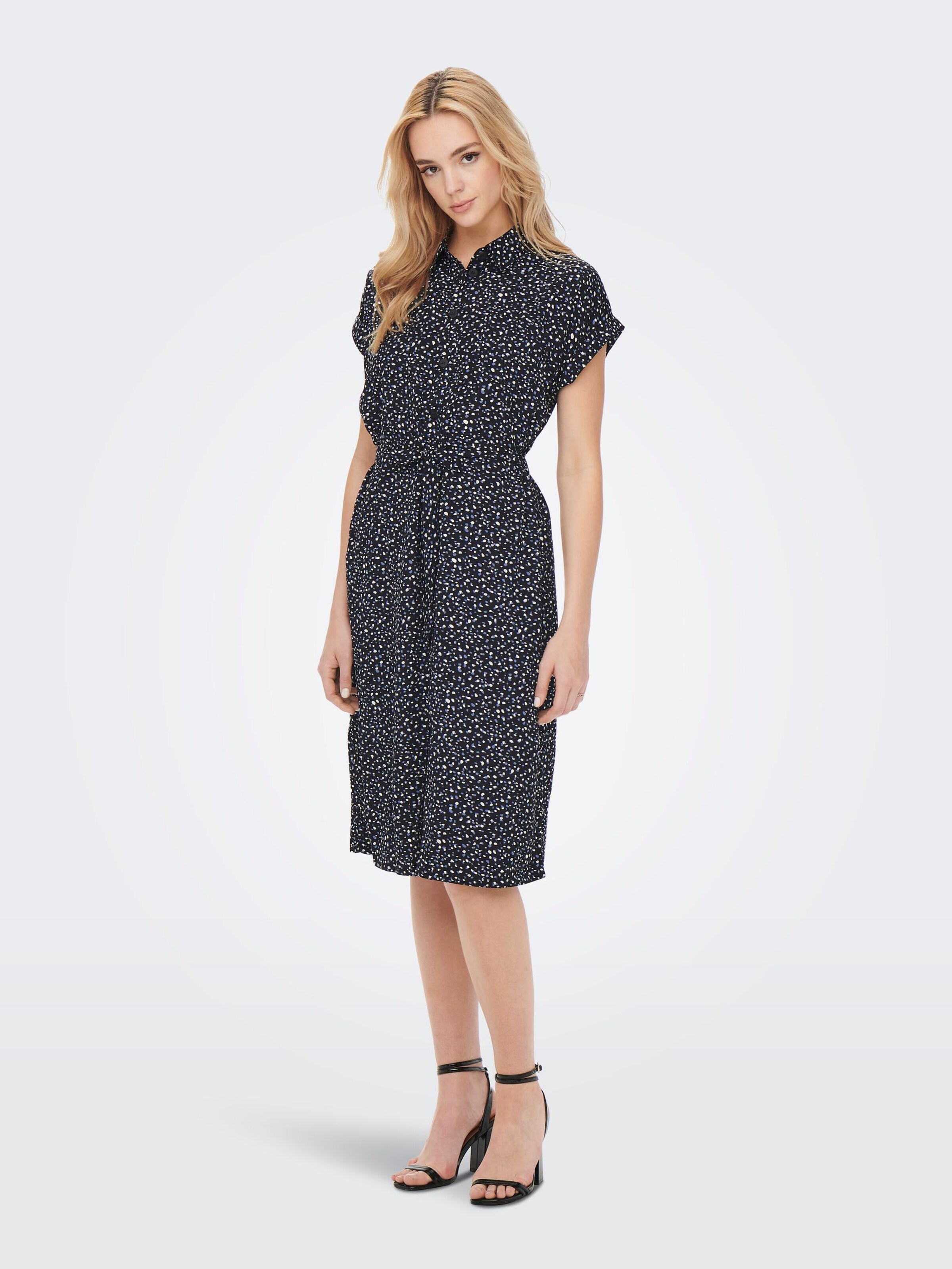 ONLY Vestido camisero Hannover en Negro ABOUT YOU