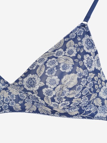 Samsøe Samsøe Triangle Bra 'Lilah' in Blue