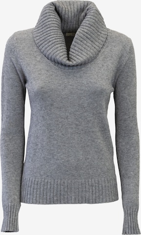 Influencer Pullover in Grau: predná strana