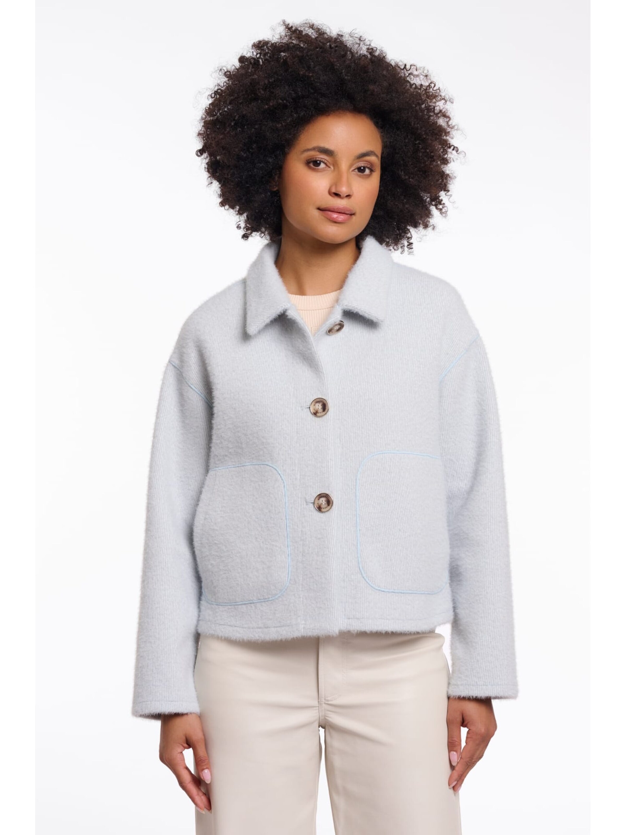 RINO & PELLE Between-season jacket in Blue: front