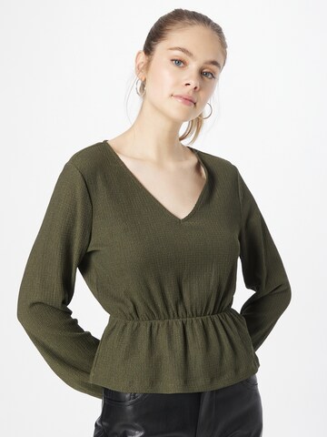 ABOUT YOU Blouse 'Cleo' in Groen: voorkant