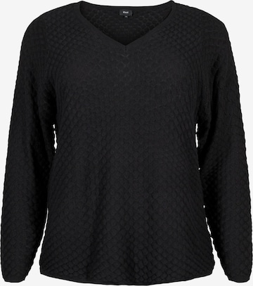 Zizzi - Pullover 'Melsa' em preto: frente